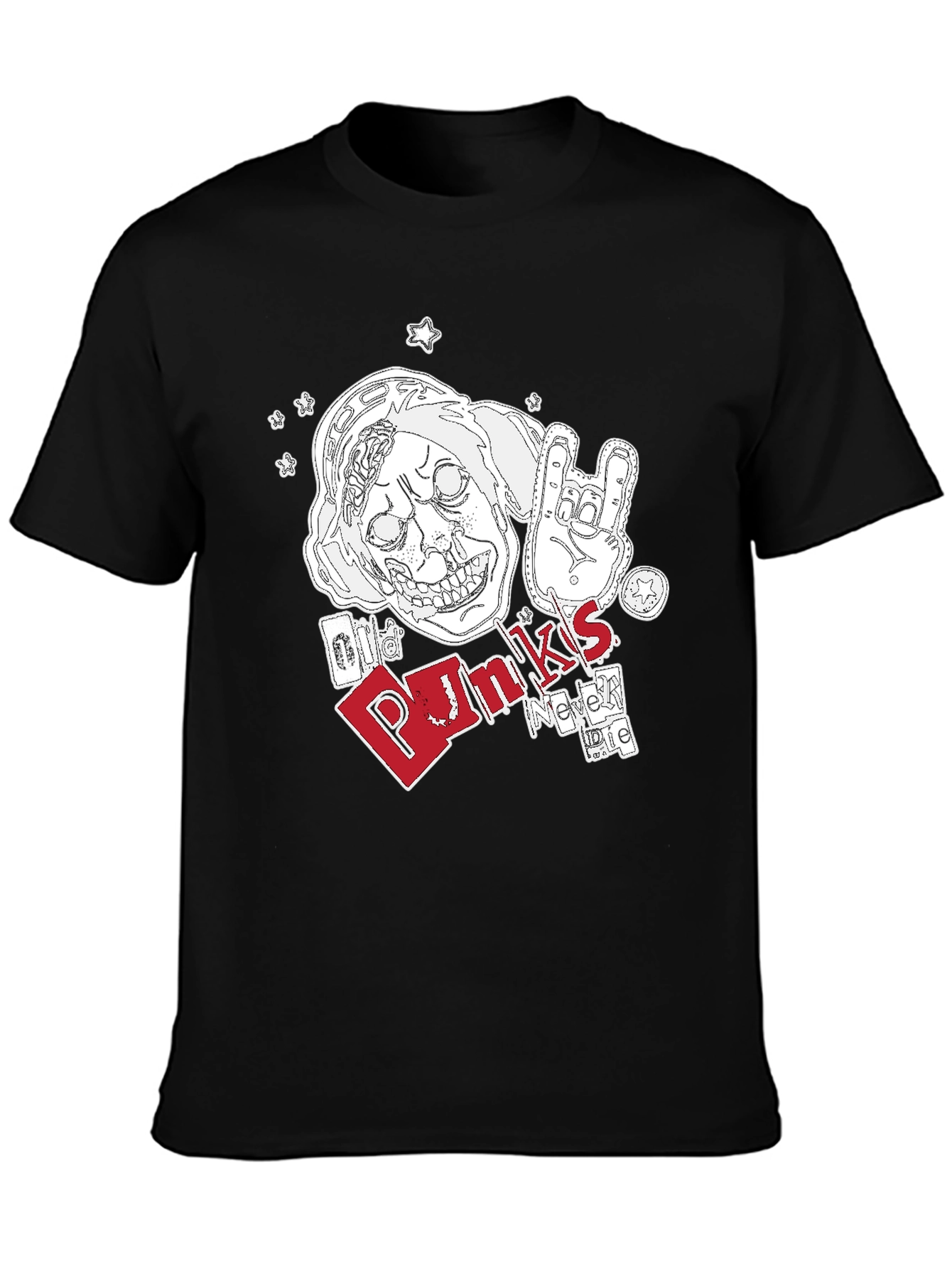 Old Punks Never Die Graphic T-Shirt