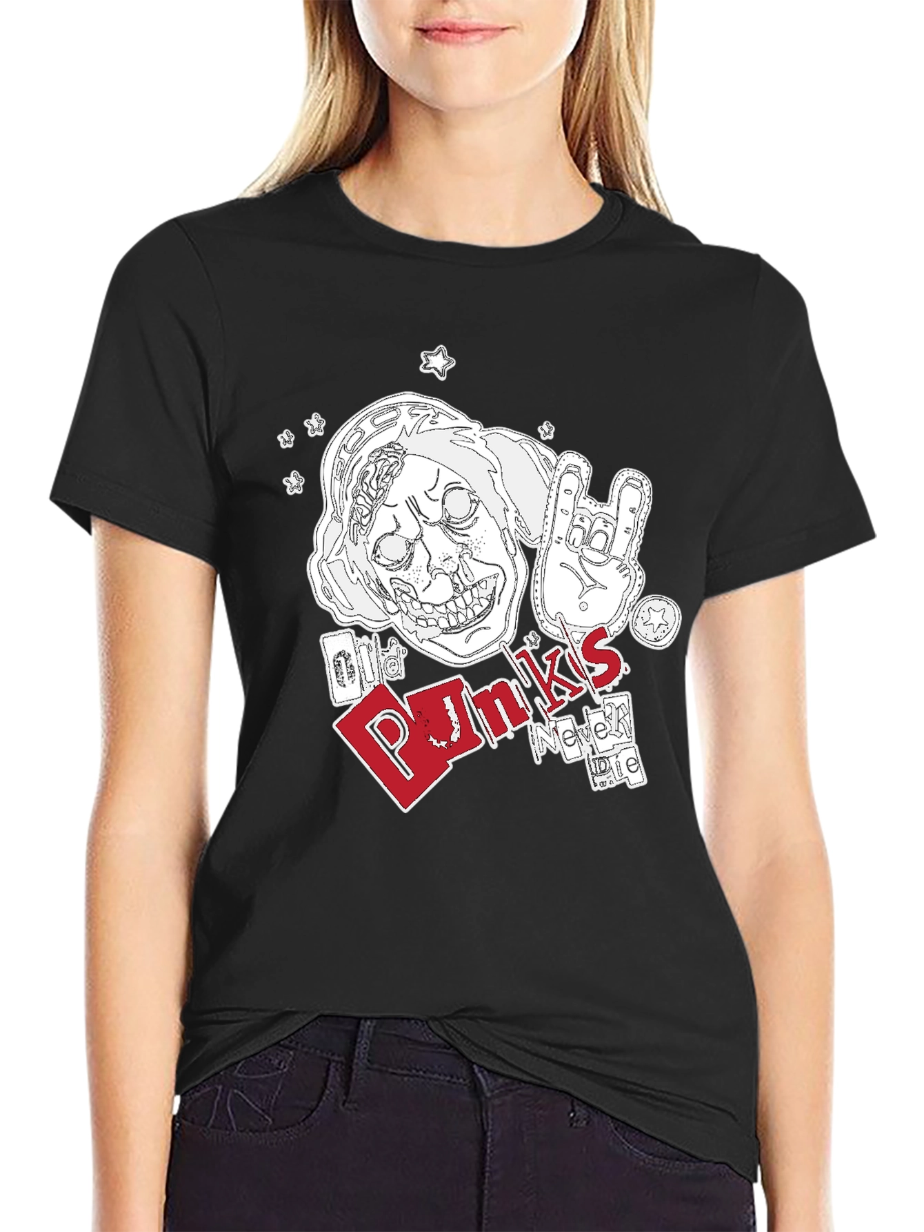 Old Punks Never Die Graphic T-Shirt