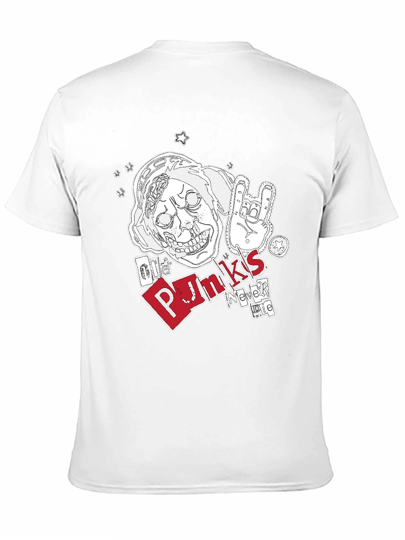 Old Punks Never Die Graphic T-Shirt