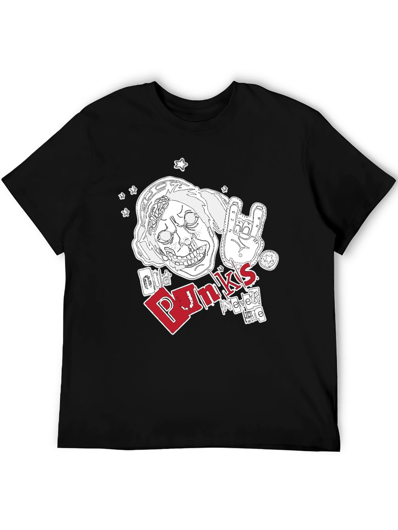 Old Punks Never Die Graphic T-Shirt