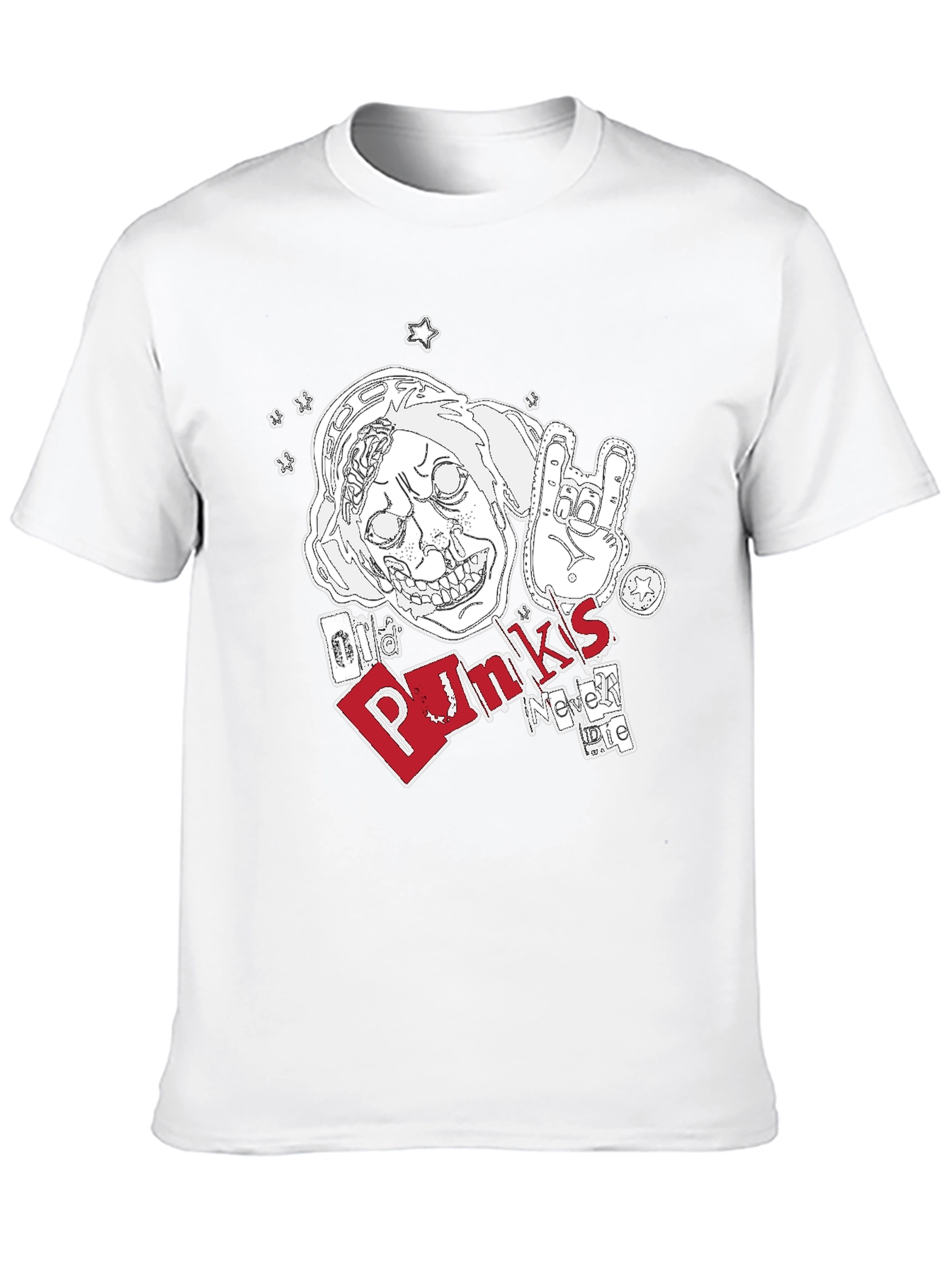 Old Punks Never Die Graphic T-Shirt