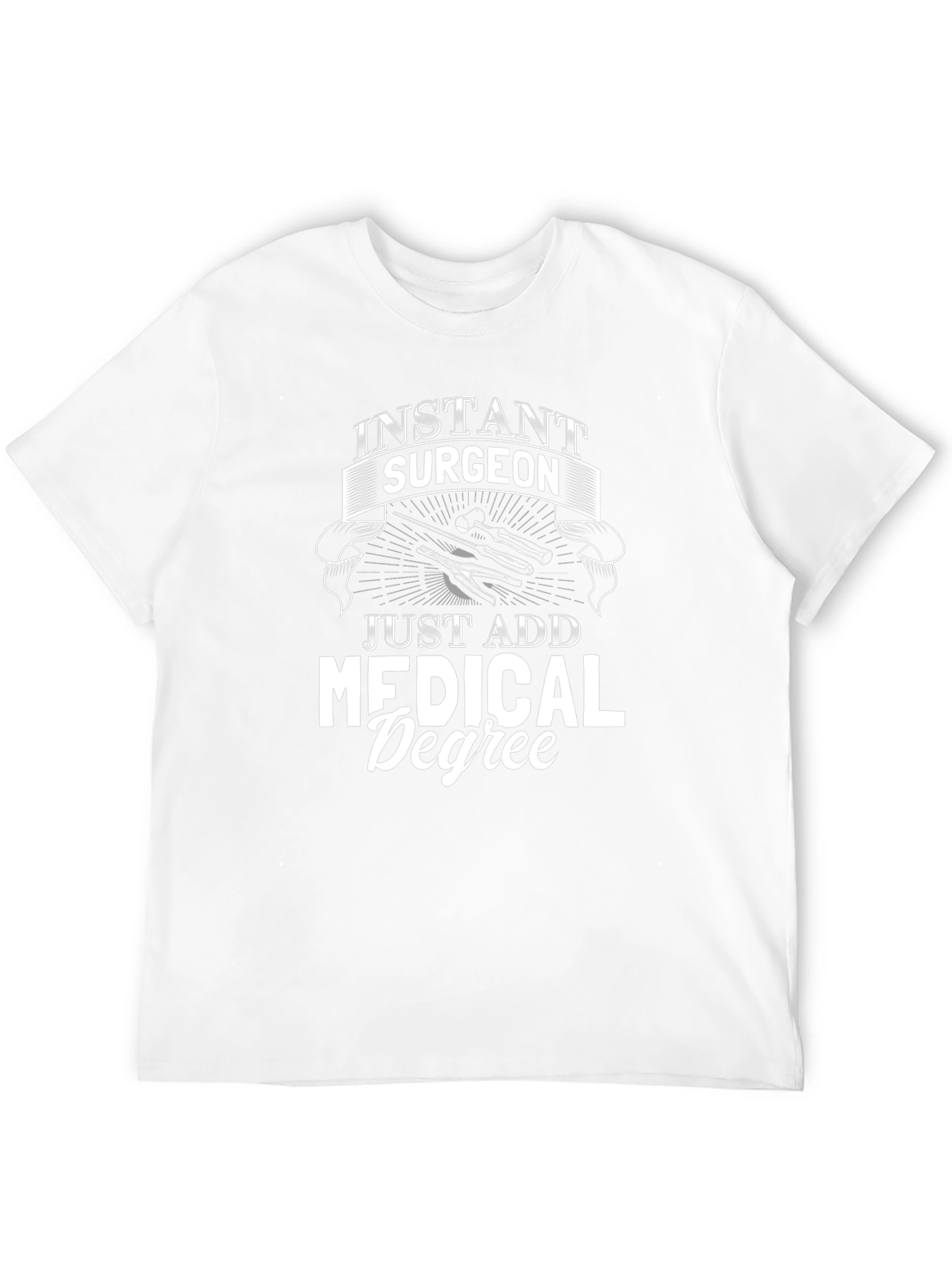 Instant Surgeon Mens Black T-Shirt