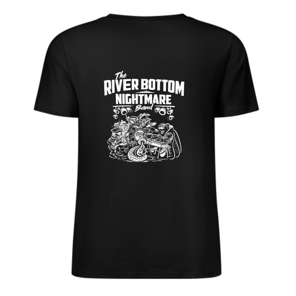River Bottom Nightmare Band T-Shirt | Vintage Cartoon Band Graphic Tee(z130)