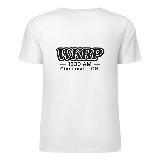 WKRP Cincinnati Retro Radio Graphic Tee – Vintage 1530 AM Inspired T-Shirt(z137)