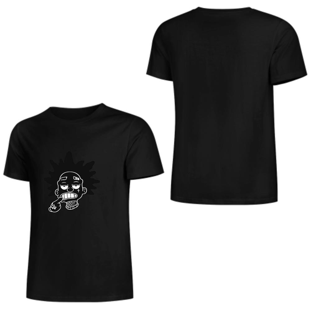 Urban Cartoon Graphic T-Shirt | Streetwear Hip-Hop Inspired Minimal Tee(z121)