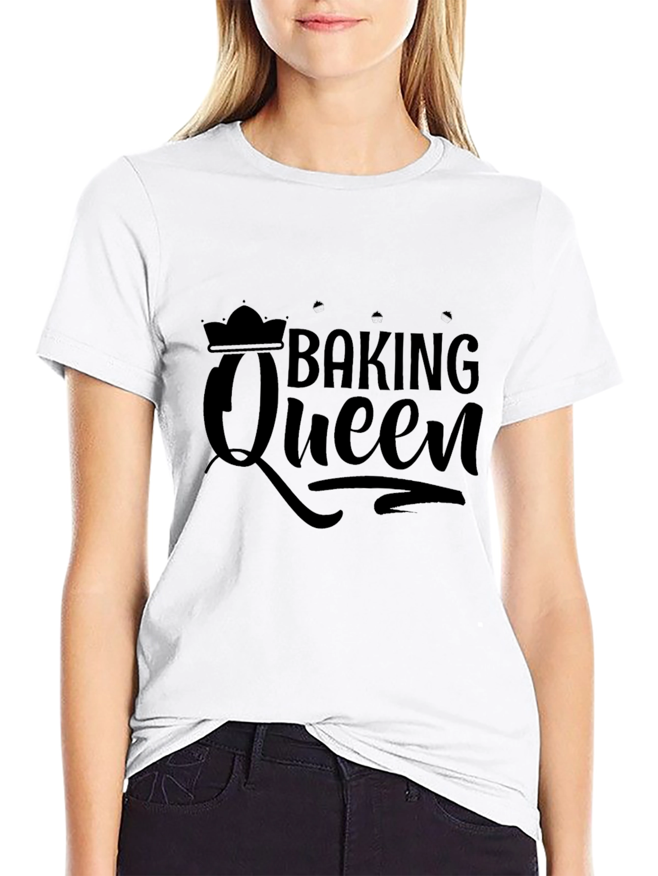 Baking Queen Black T-Shirt