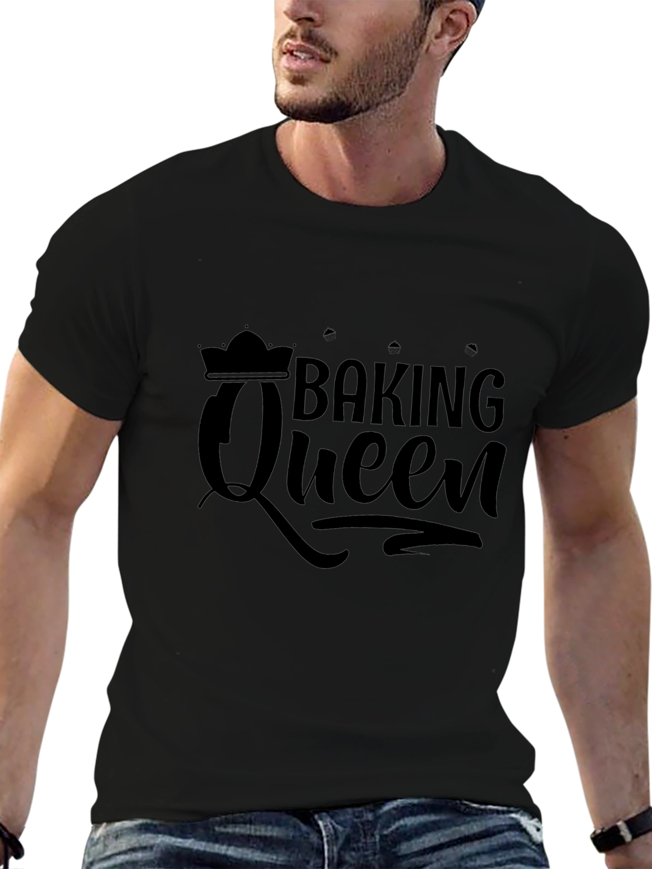 Baking Queen Black T-Shirt