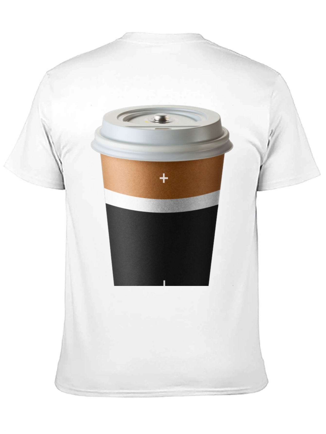 Coffee Battery T-Shirt - Unique Graphic Tee