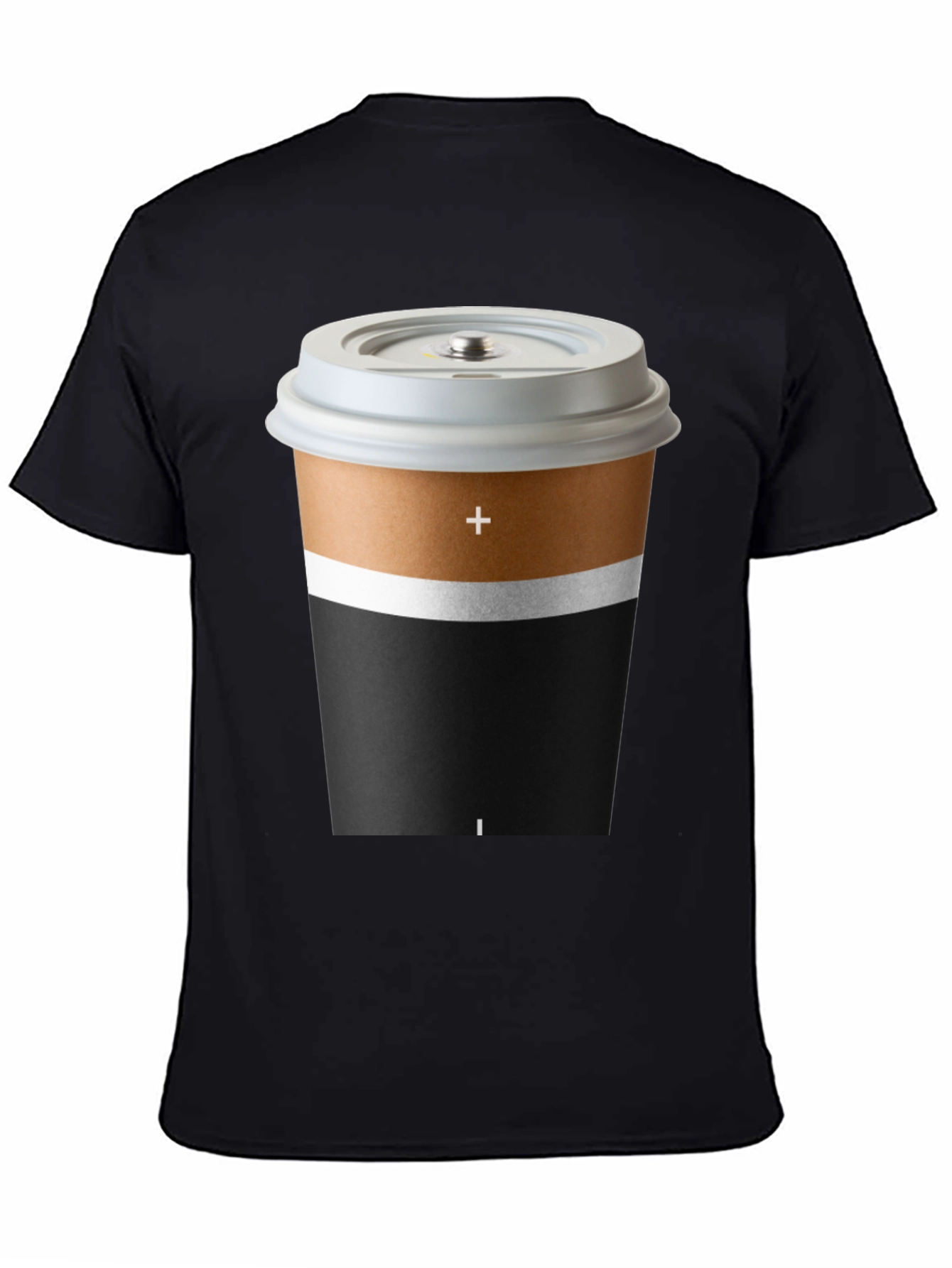 Coffee Battery T-Shirt - Unique Graphic Tee