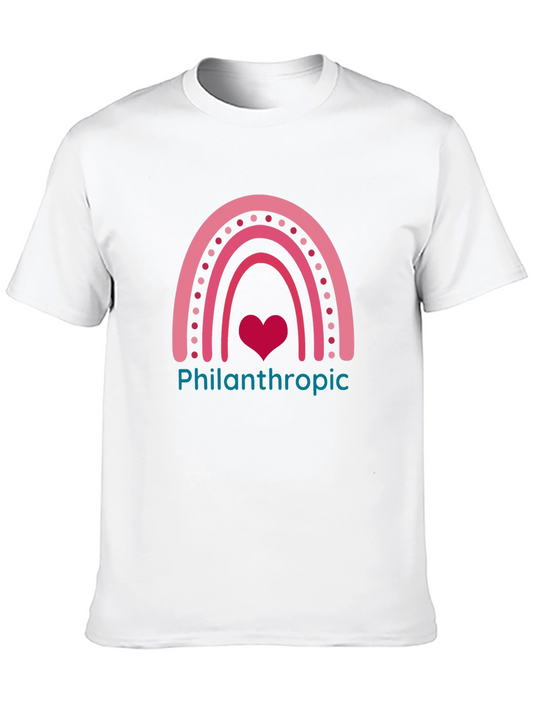 Philanthropic Rainbow Heart T-Shirt