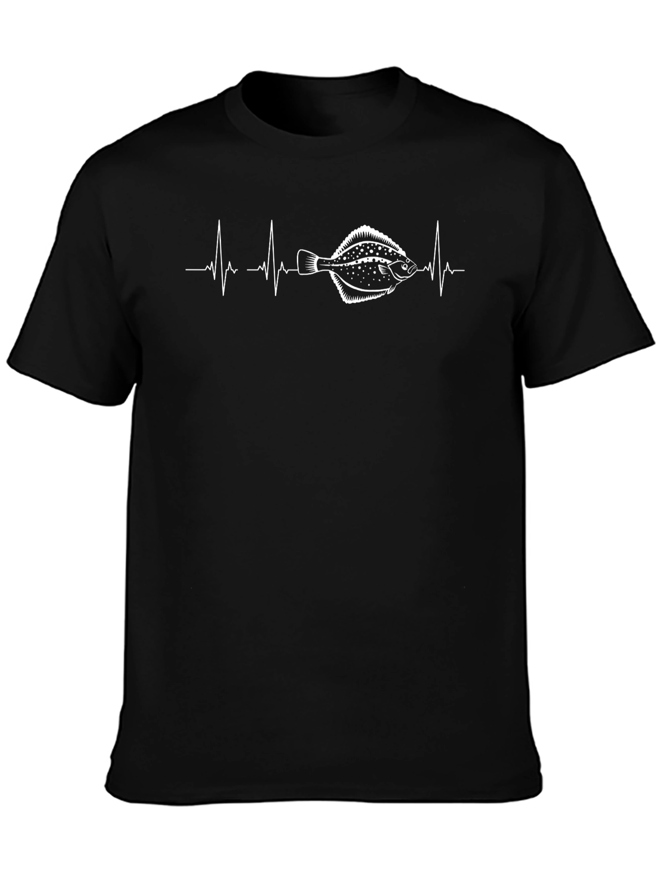 Flounder Heartbeat Graphic T-Shirt