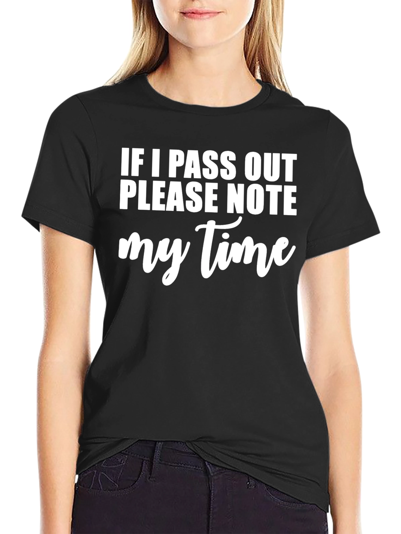 Funny Pass Out Note Time T-Shirt