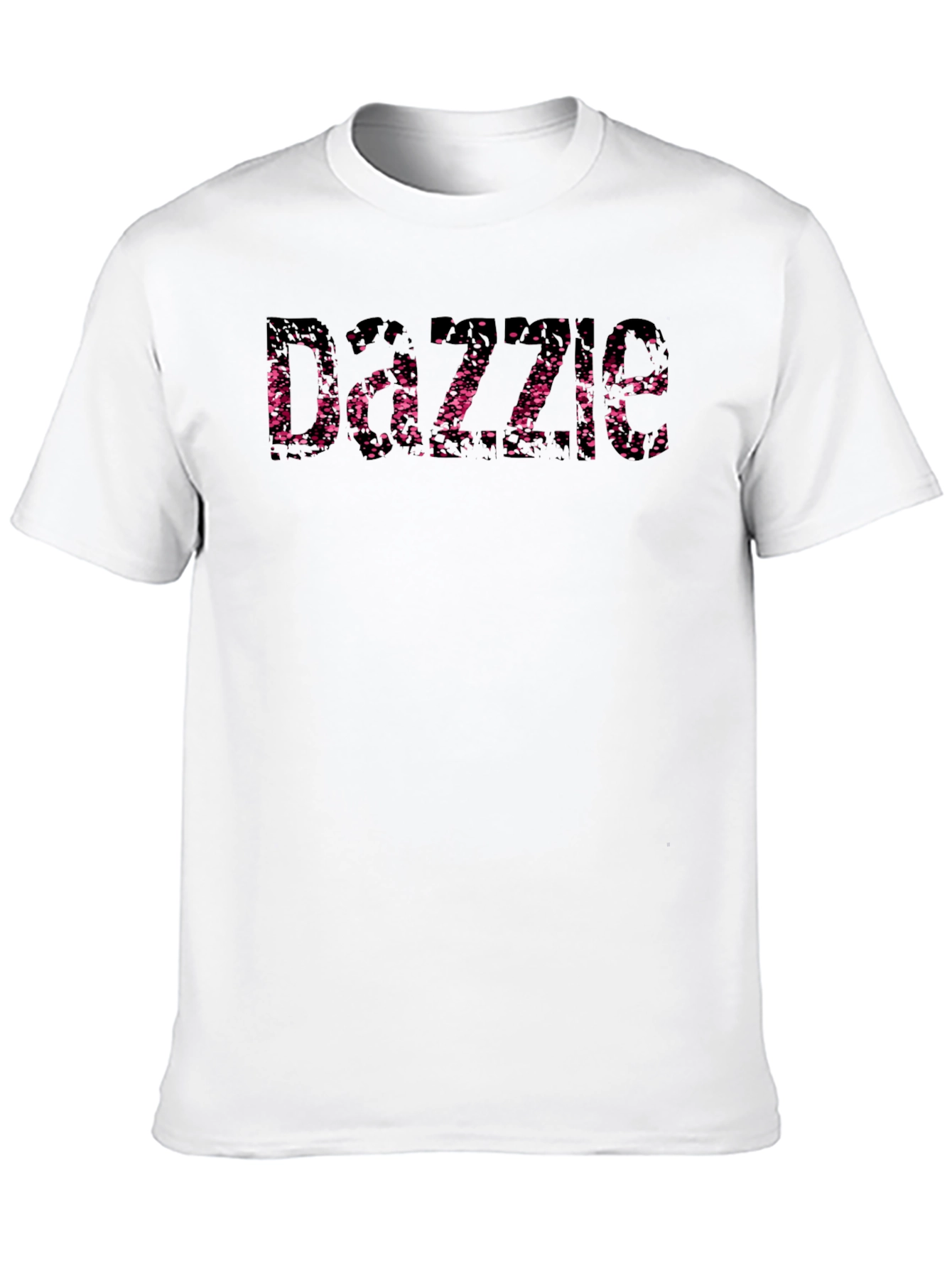 Dazzle Print Black Short Sleeve T-Shirt