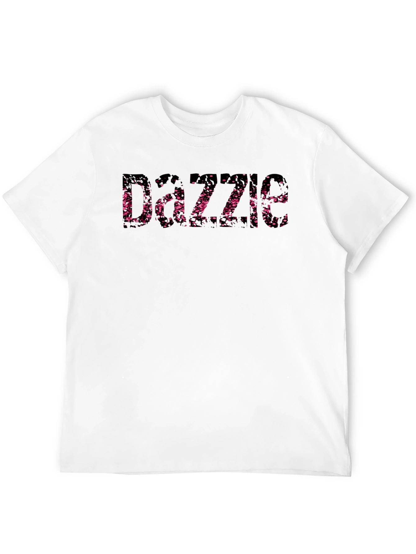 Dazzle Print Black Short Sleeve T-Shirt