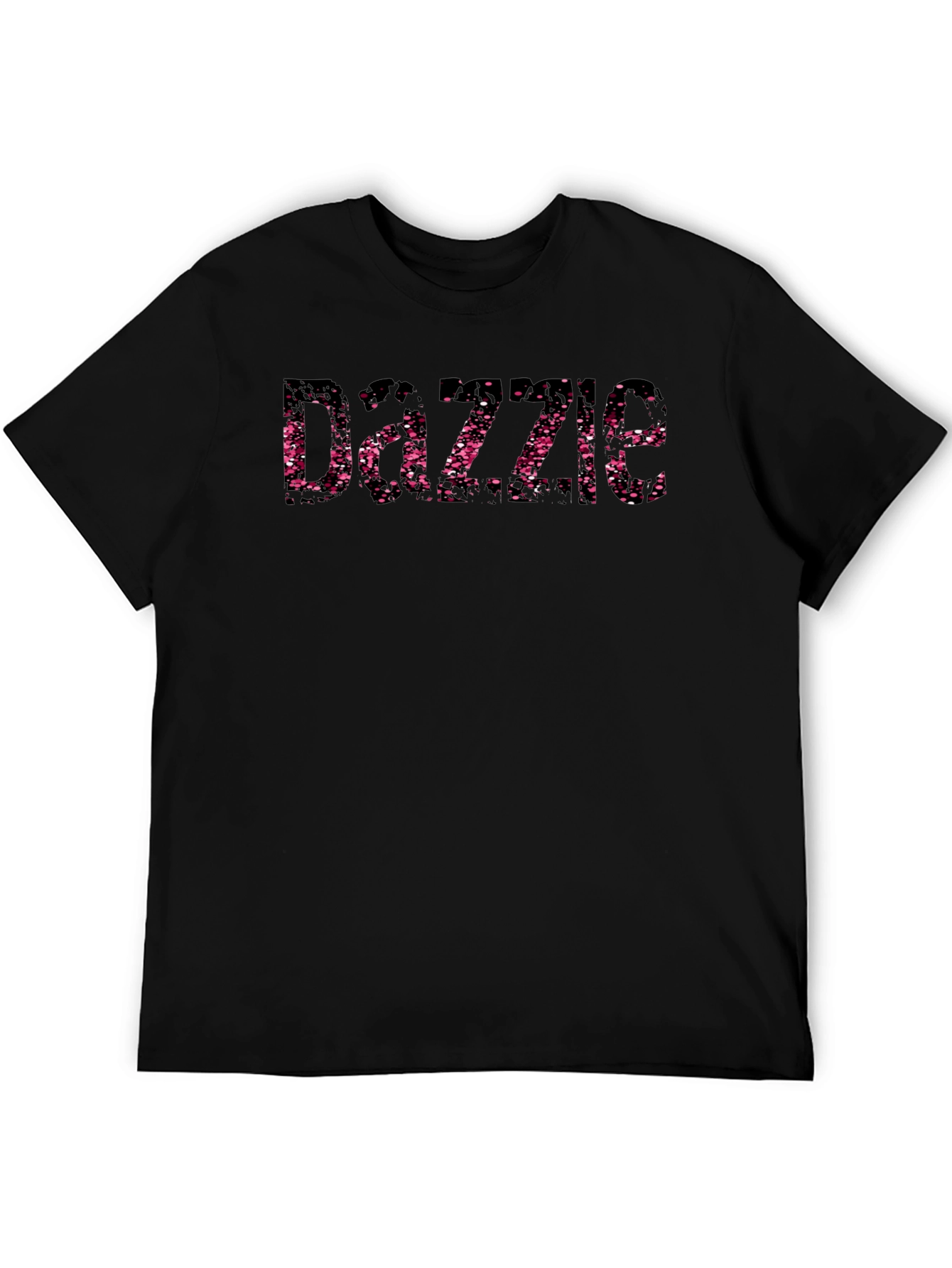 Dazzle Print Black Short Sleeve T-Shirt