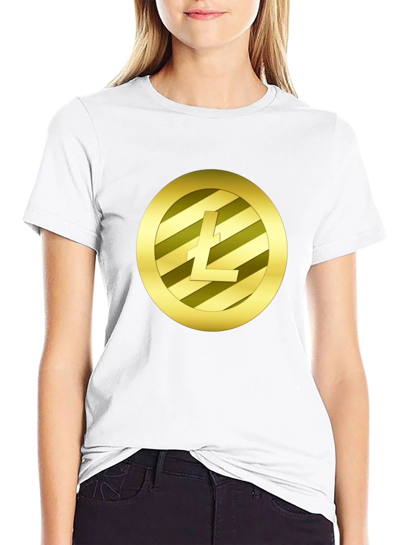 Litecoin Crypto Black T-Shirt