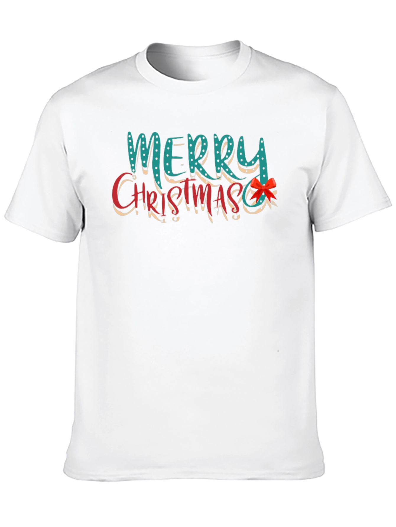 Merry Christmas Graphic Tee - Black