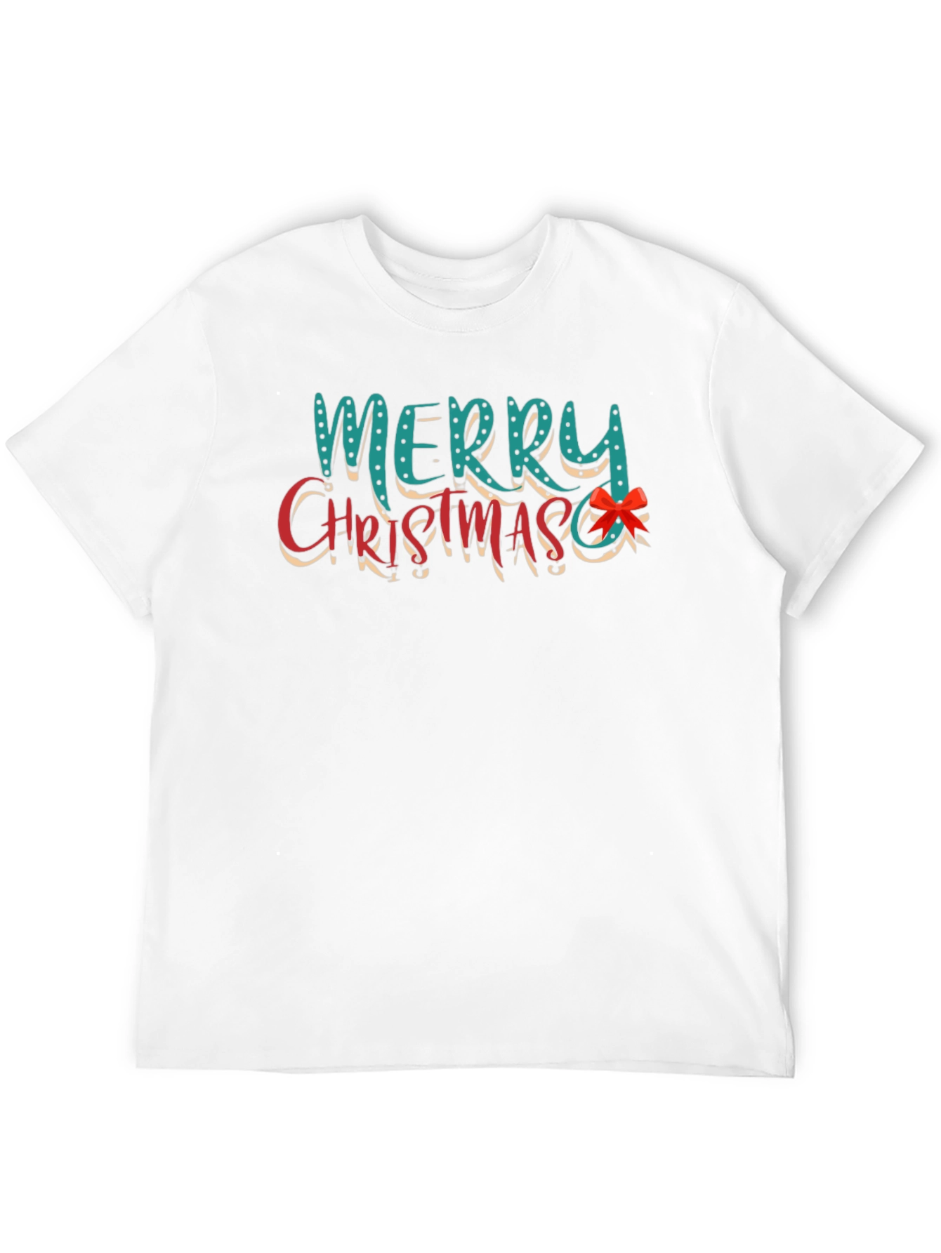 Merry Christmas Graphic Tee - Black