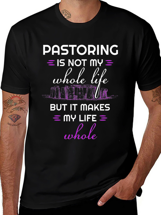 Pastoring Whole Life Black T-Shirt