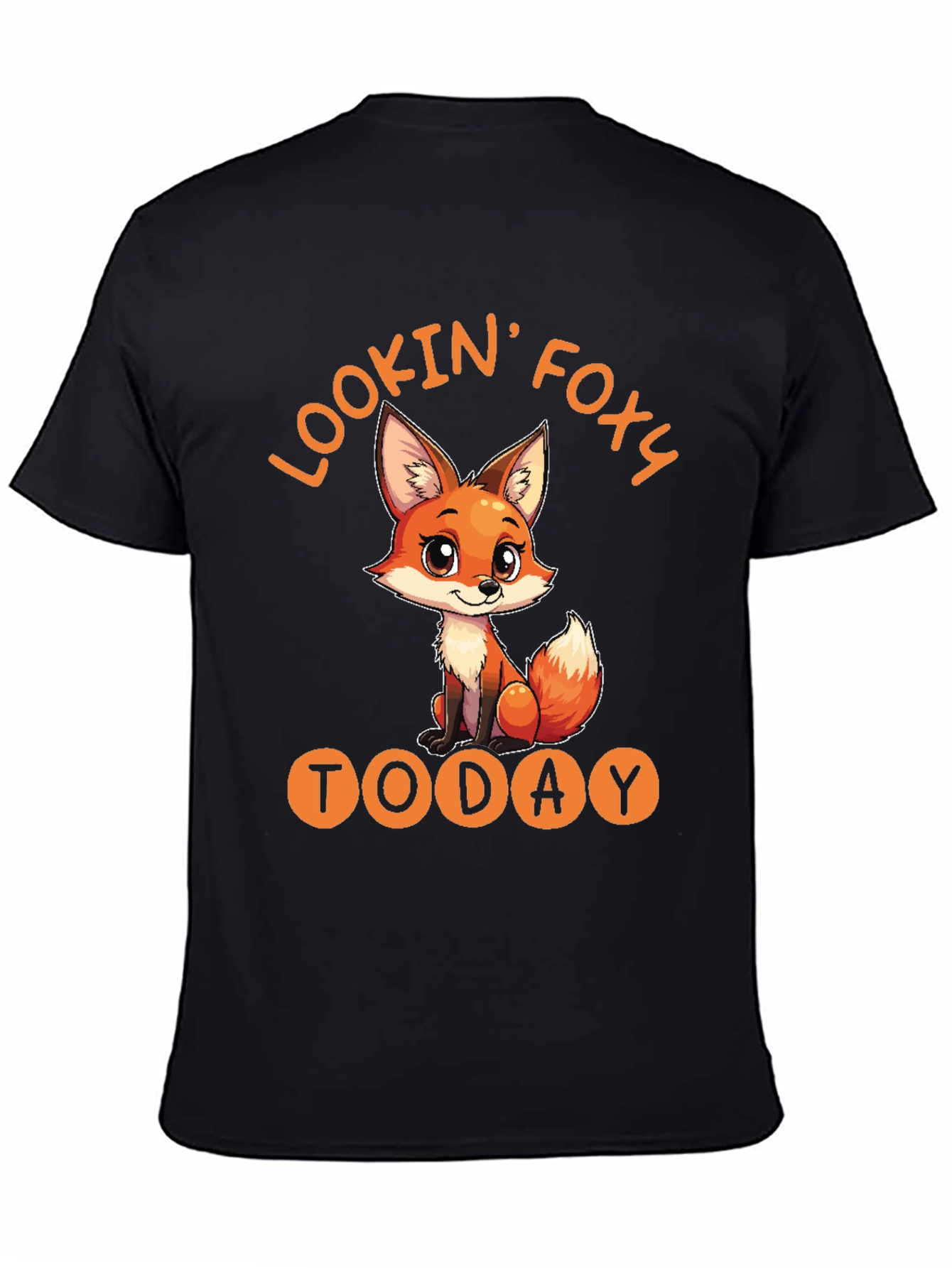 Lookin Foxy Today T-Shirt Cute Fox Design