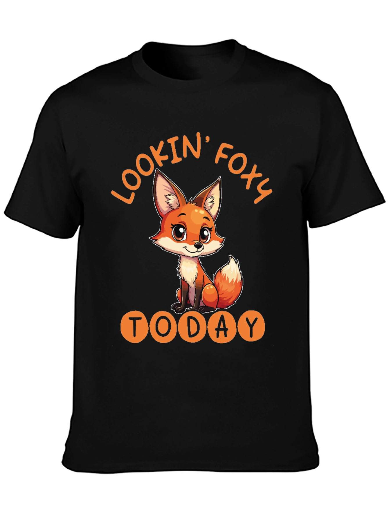 Lookin Foxy Today T-Shirt Cute Fox Design