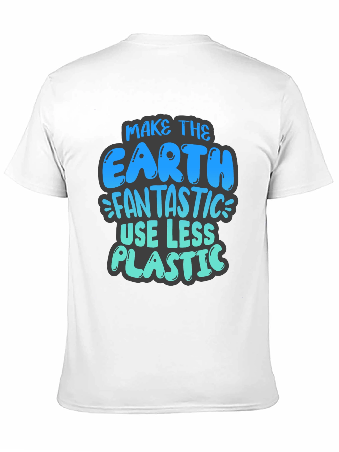 Eco-Friendly Earth Day T-Shirt - Reduce Plastic