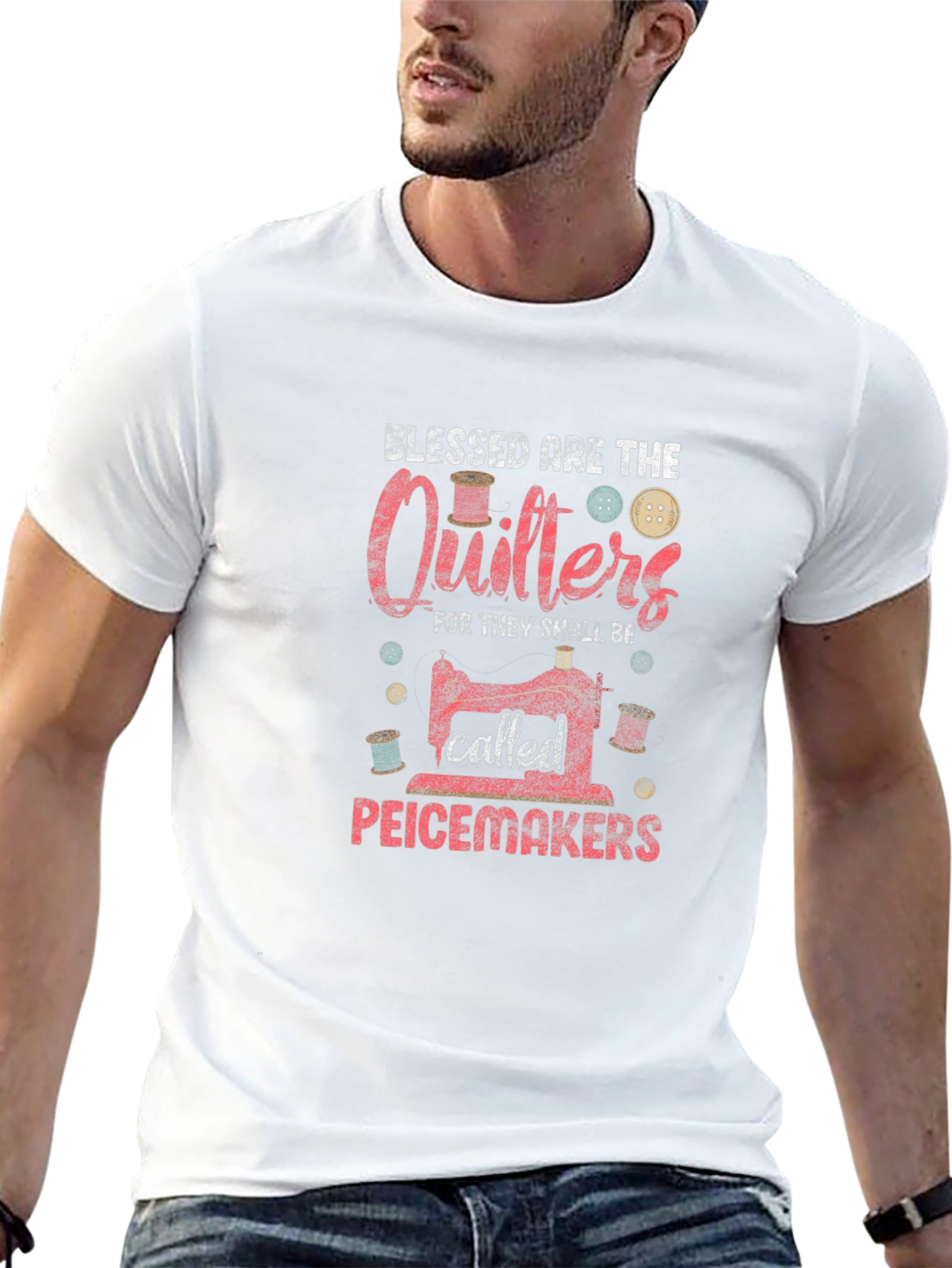 Blessed are the Quilters Graphic T-Shirt