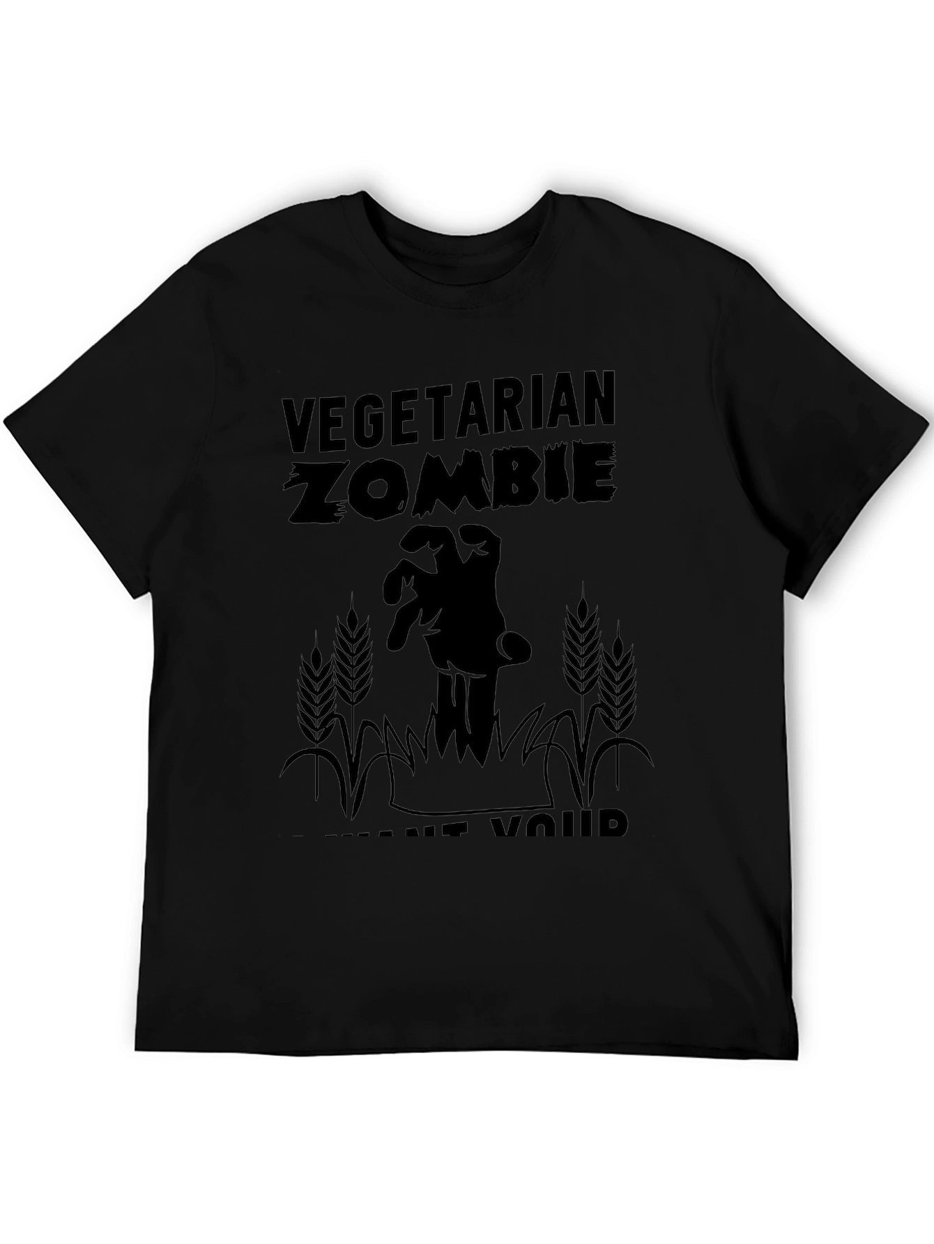 Vegetarian Zombie T-Shirt - Brains Not Required