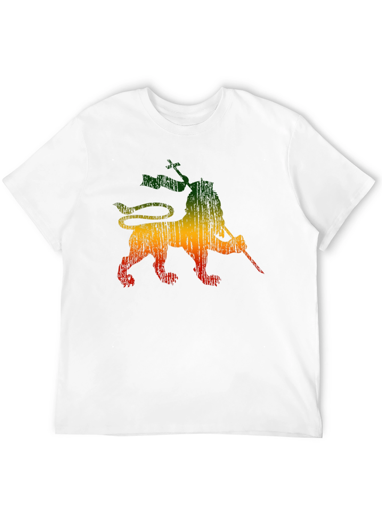 Rasta Lion Graphic Tee - Reggae Style Shirt