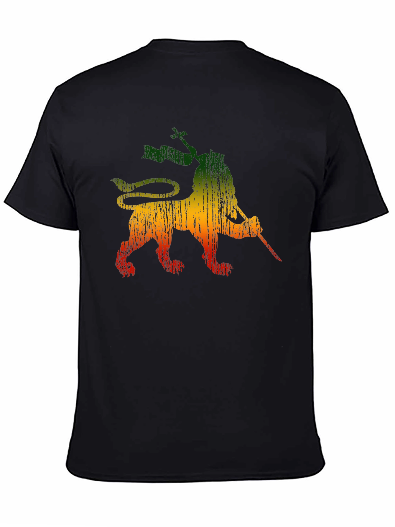 Rasta Lion Graphic Tee - Reggae Style Shirt