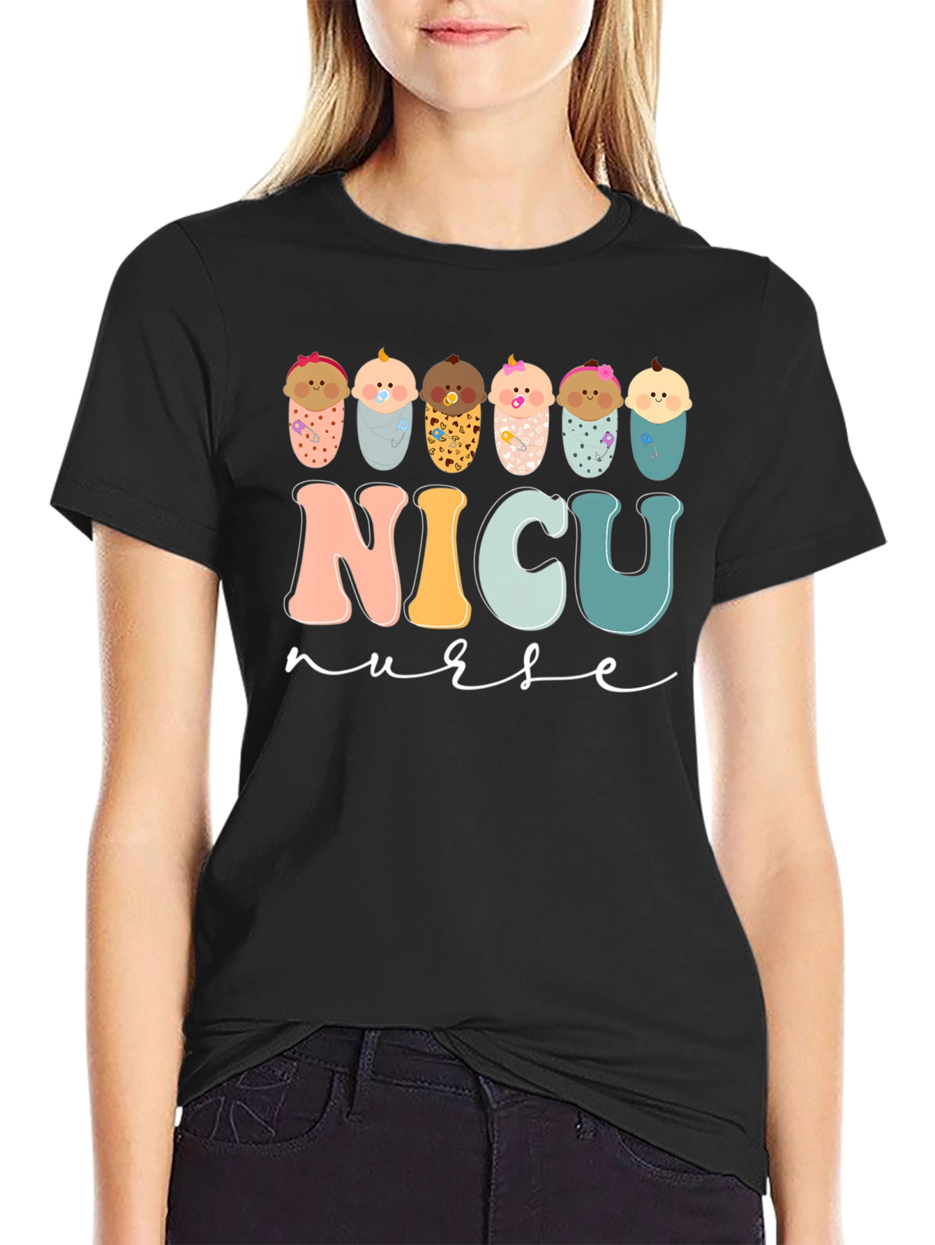 NICU Nurse T-Shirt - Adorable Baby Design