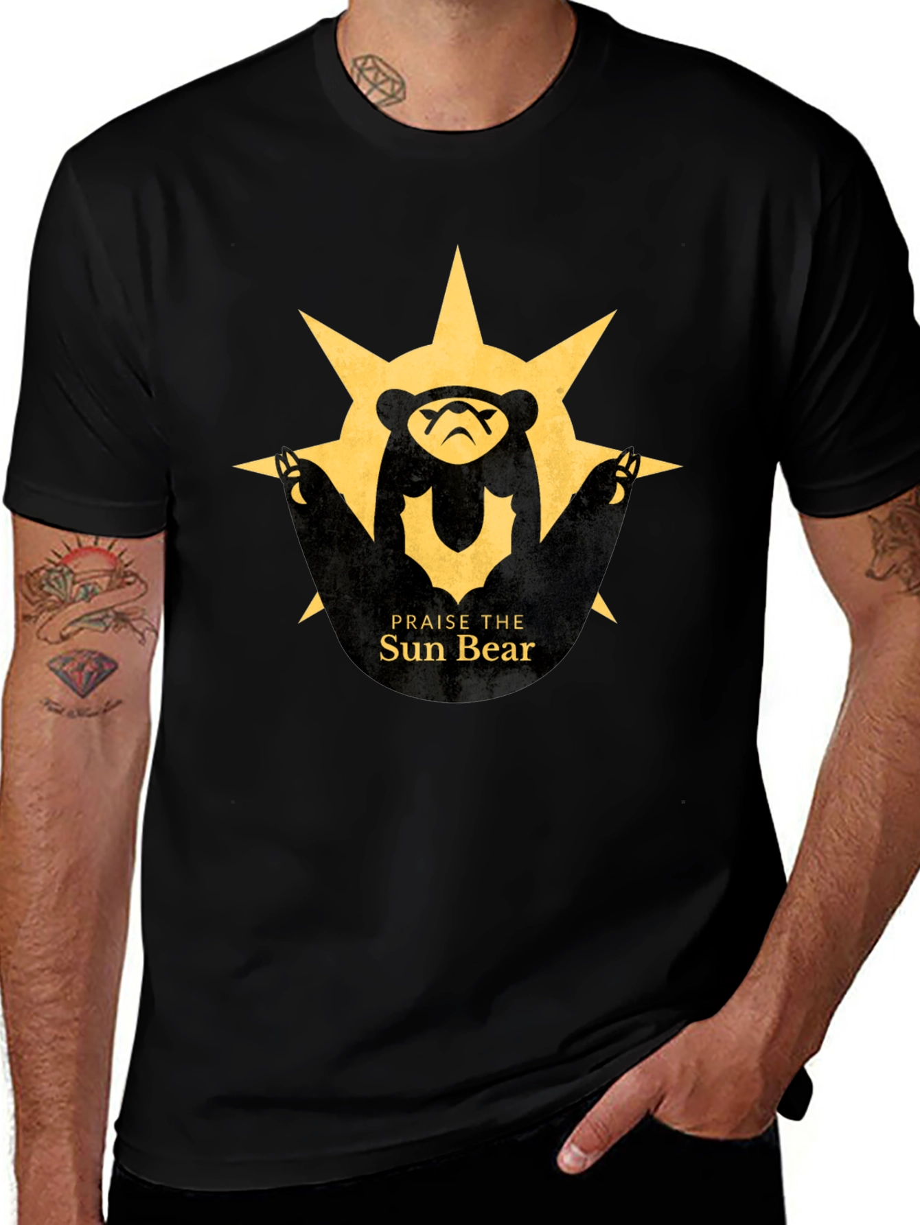 Praise The Sun Bear T-Shirt