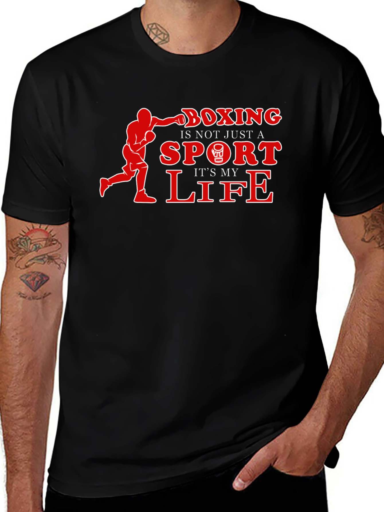 Boxing Is My Life Graphic Tee
