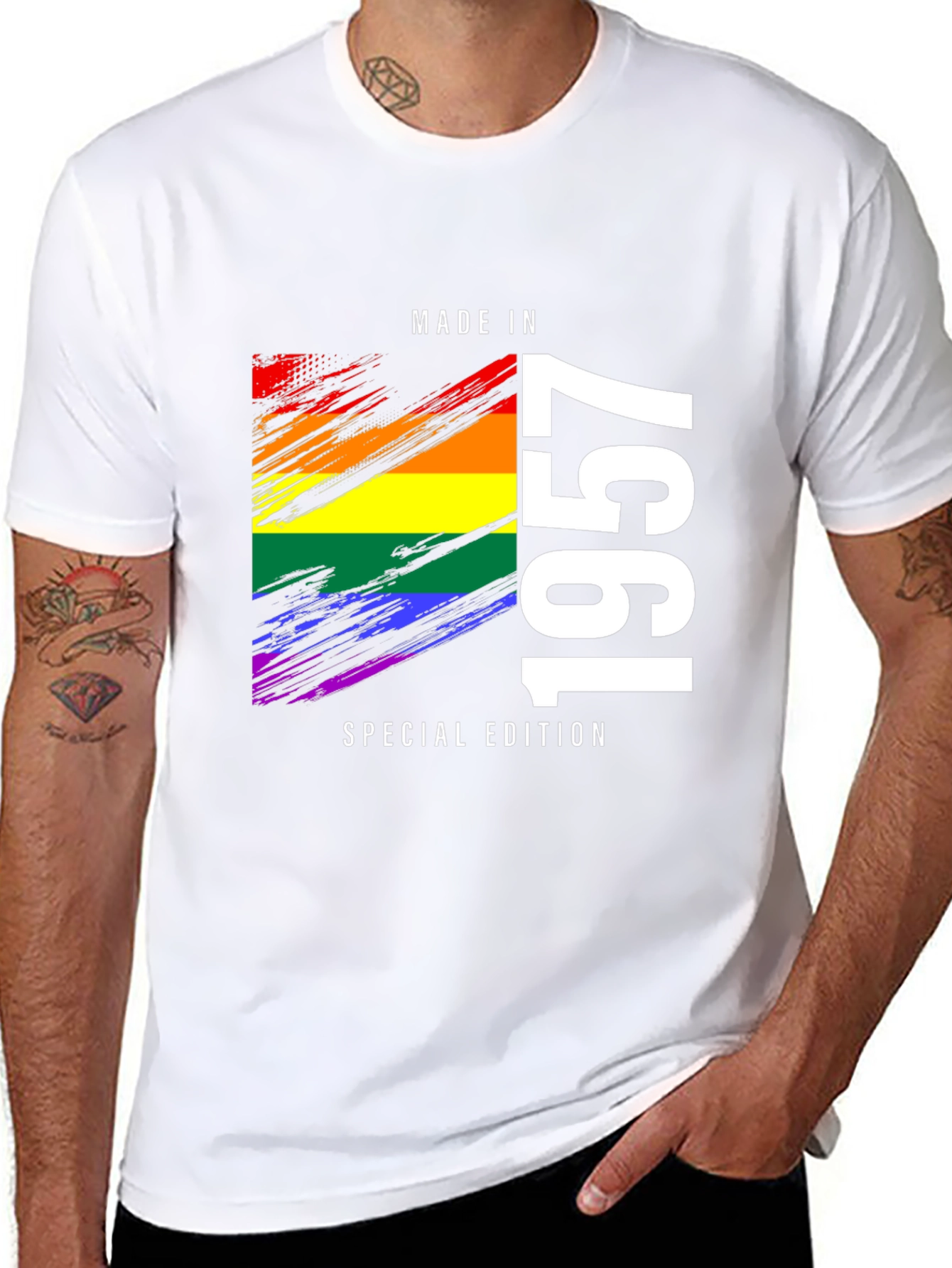 Made in 1957 Rainbow Pride T-Shirt - Special Edition