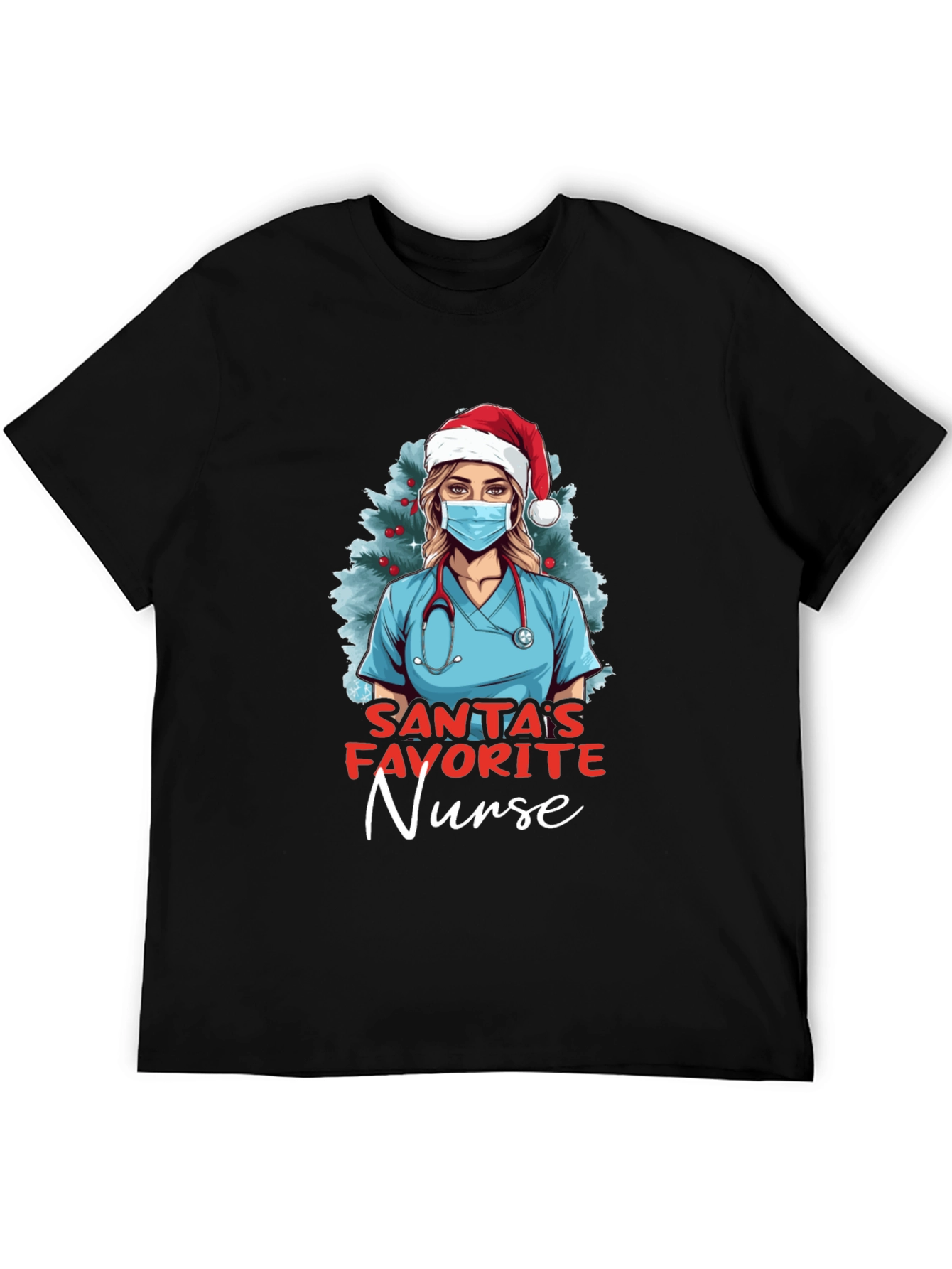 Santas Favorite Nurse T-Shirt
