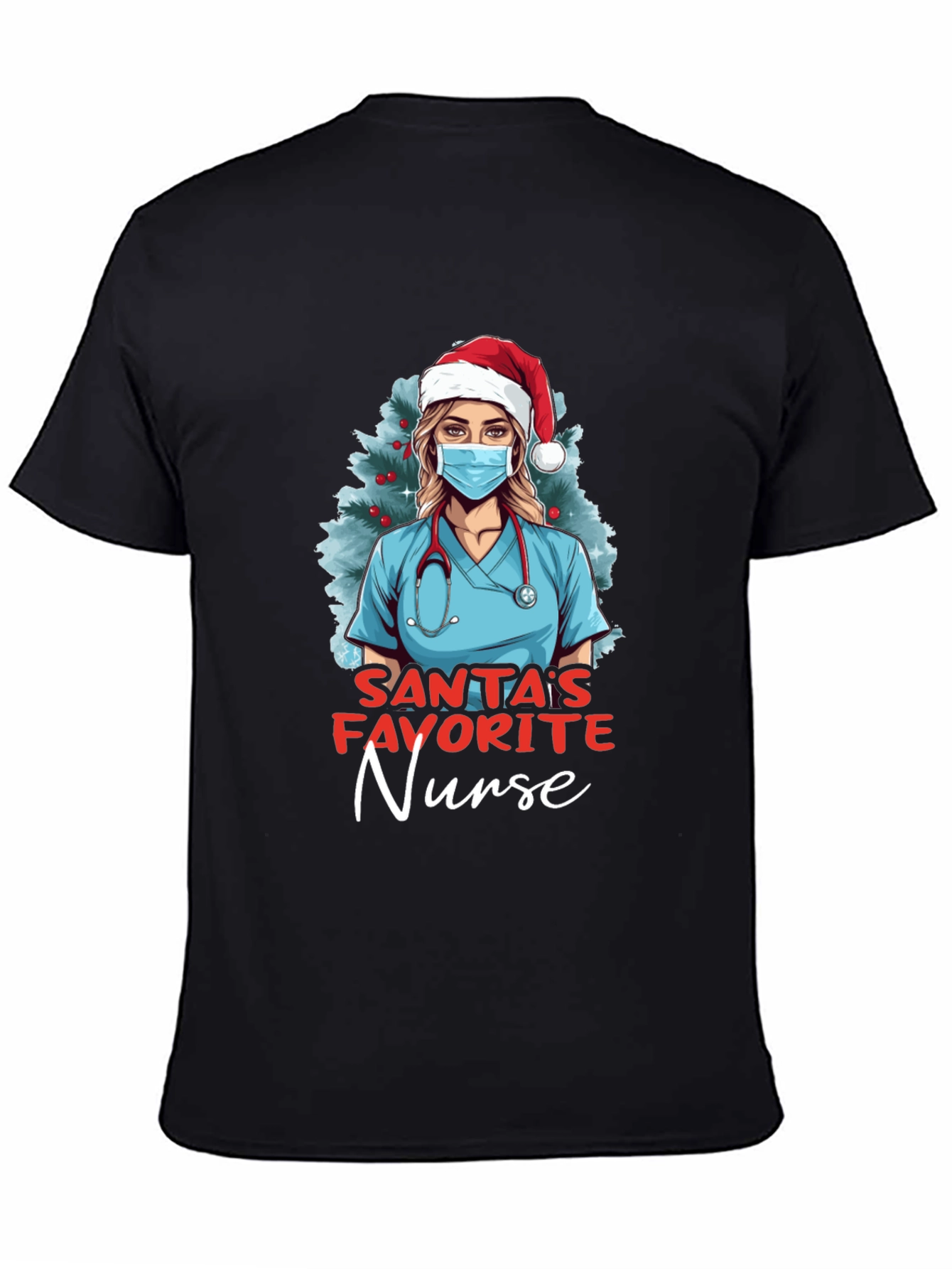 Santas Favorite Nurse T-Shirt