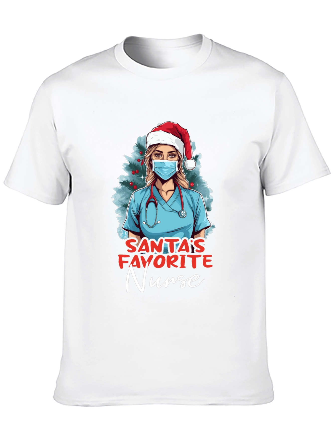 Santas Favorite Nurse T-Shirt