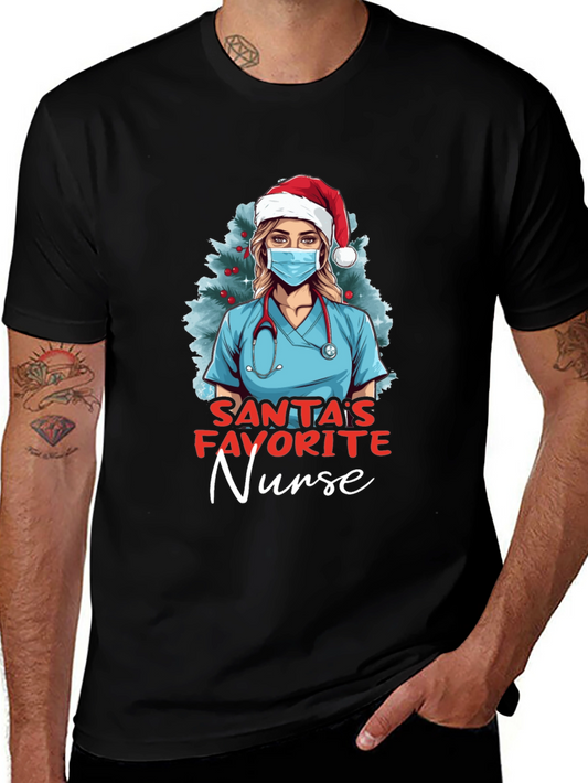Santas Favorite Nurse T-Shirt