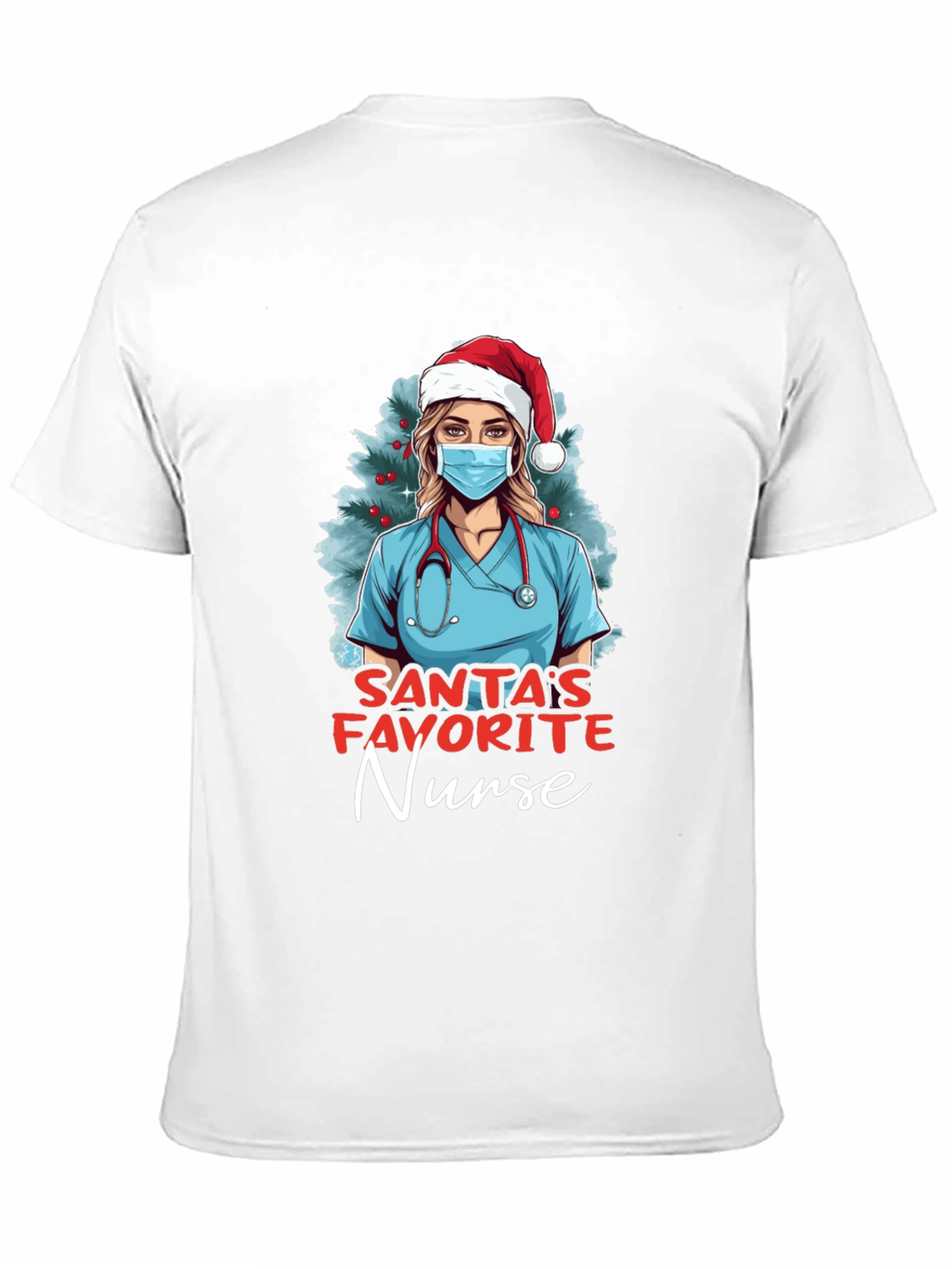 Santas Favorite Nurse T-Shirt