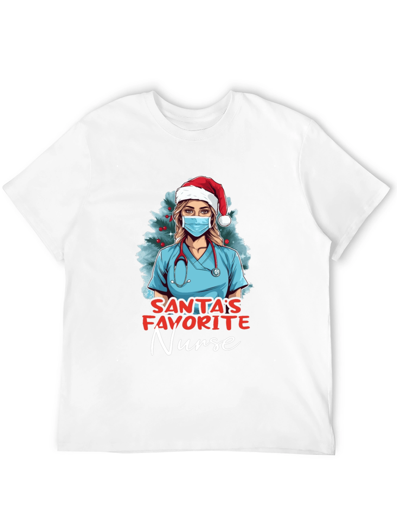 Santas Favorite Nurse T-Shirt