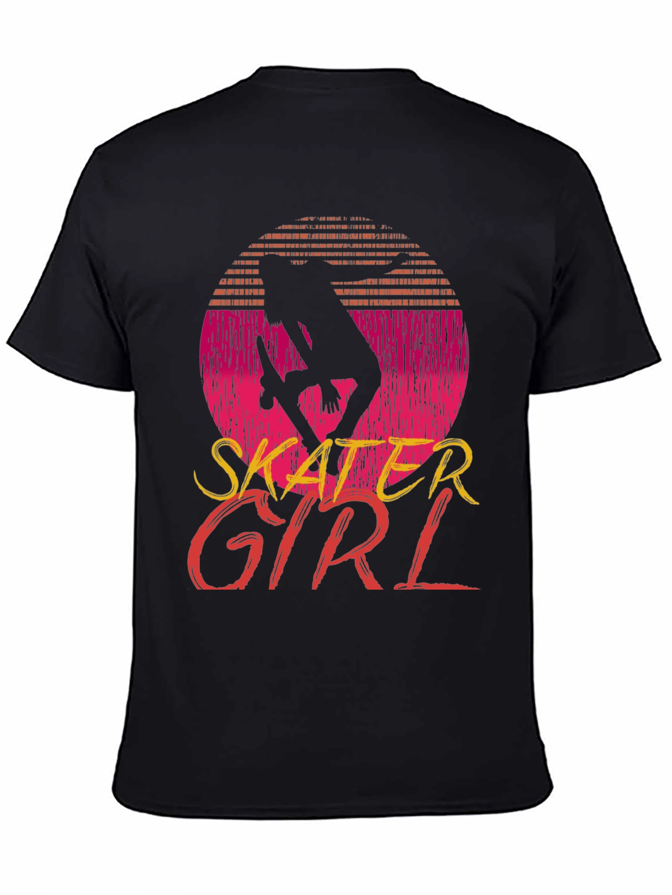 Skater Girl Tee - Retro Style Graphic T-Shirt