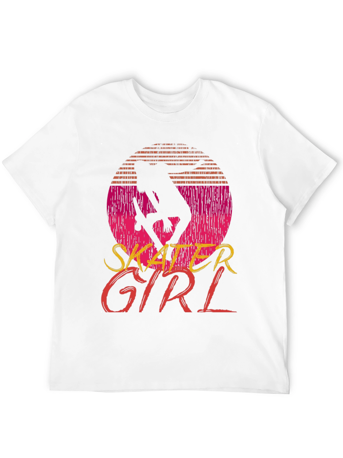 Skater Girl Tee - Retro Style Graphic T-Shirt