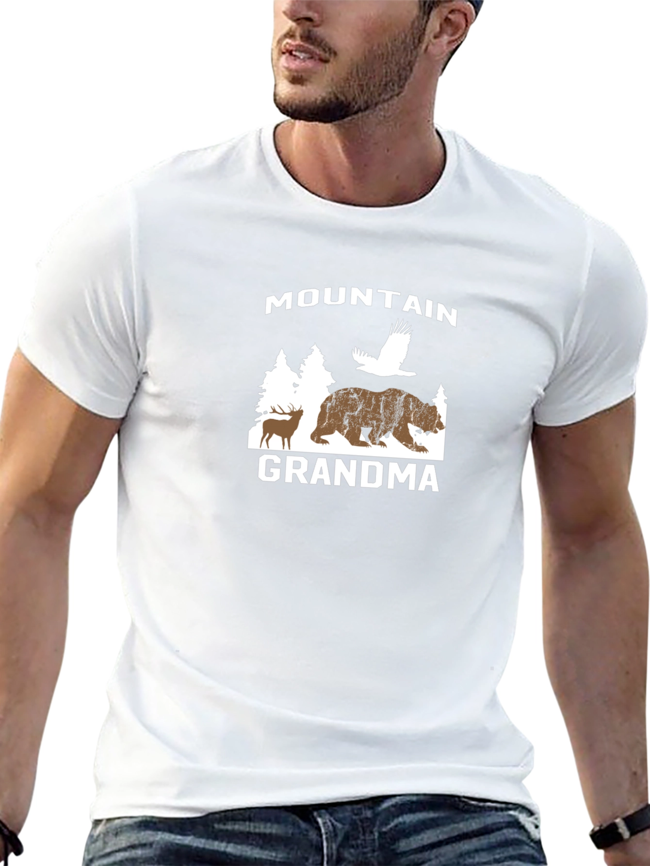 Mountain Grandma Tee - Nature Lovers Gift