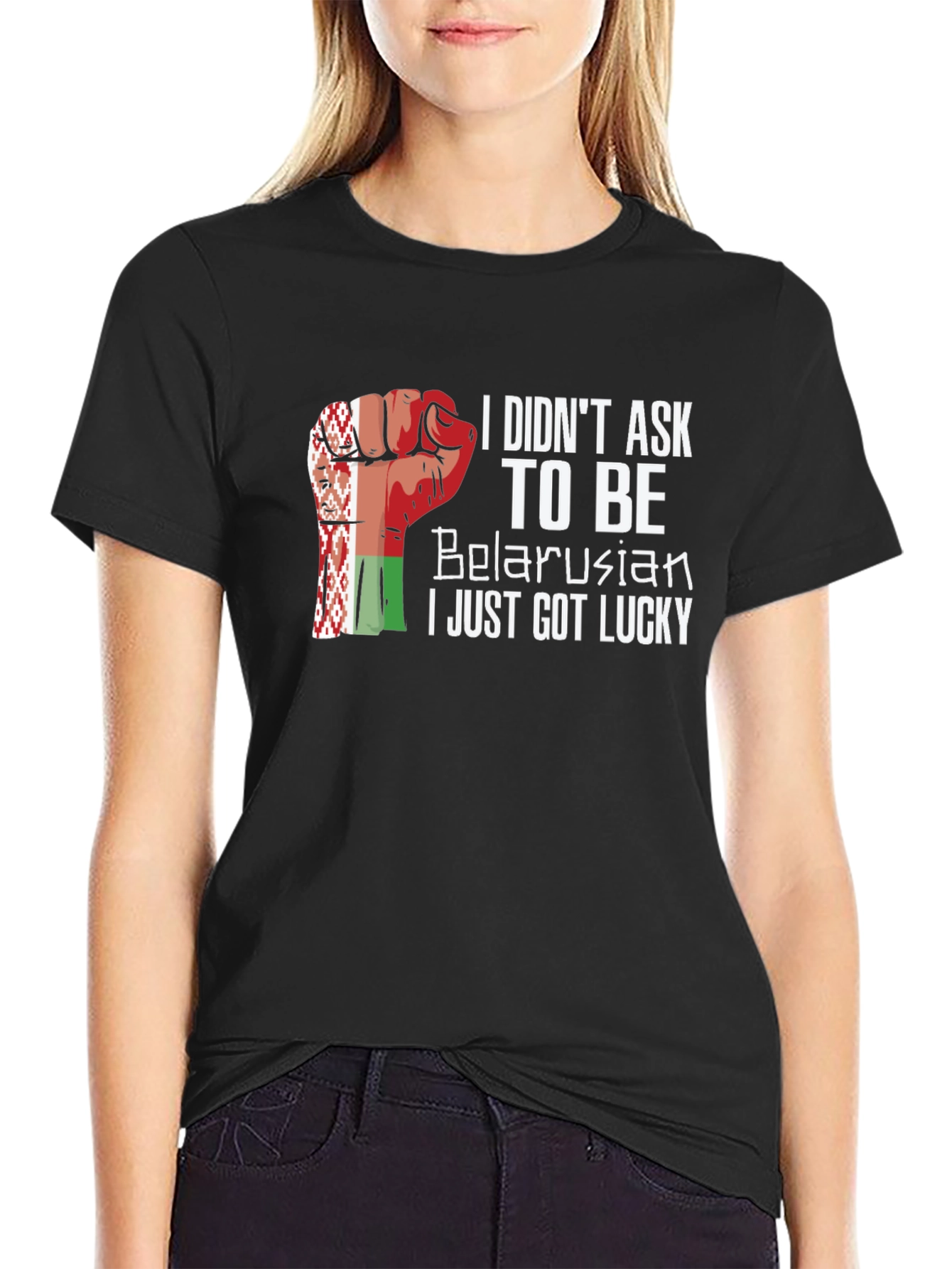 Belarusian Lucky Fist T-Shirt - Belarus Pride