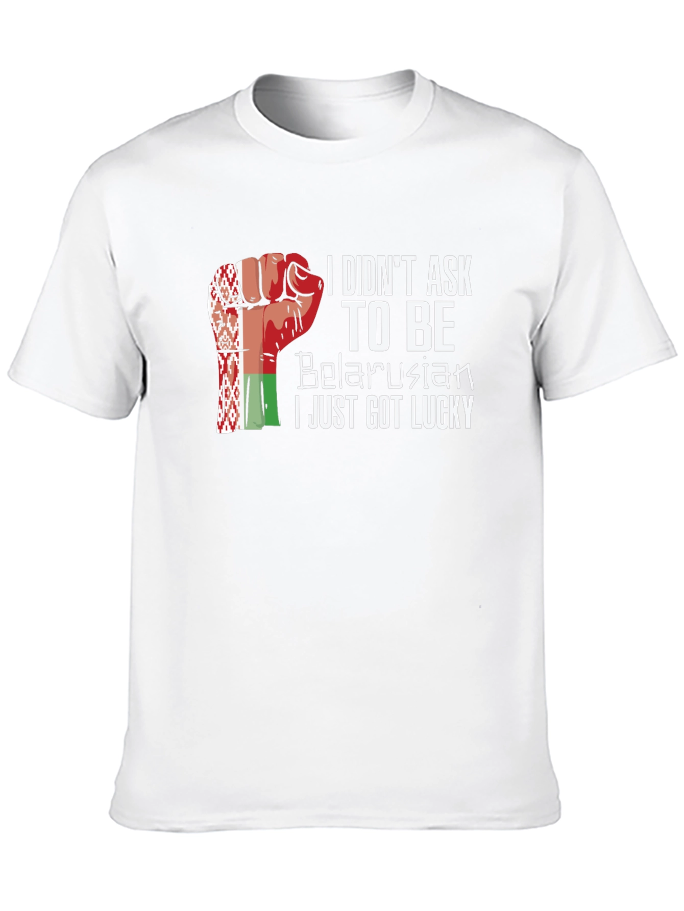 Belarusian Lucky Fist T-Shirt - Belarus Pride