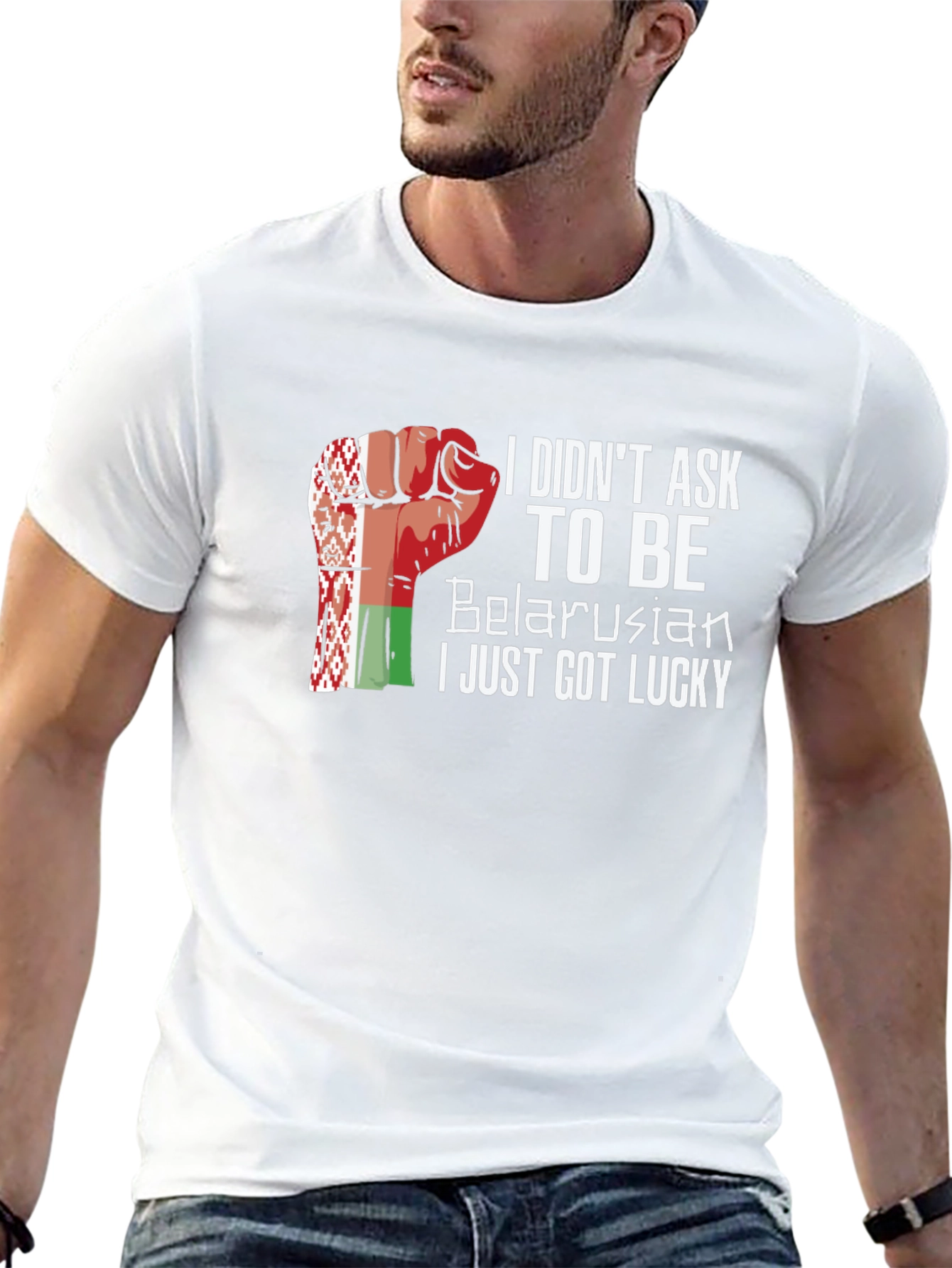 Belarusian Lucky Fist T-Shirt - Belarus Pride