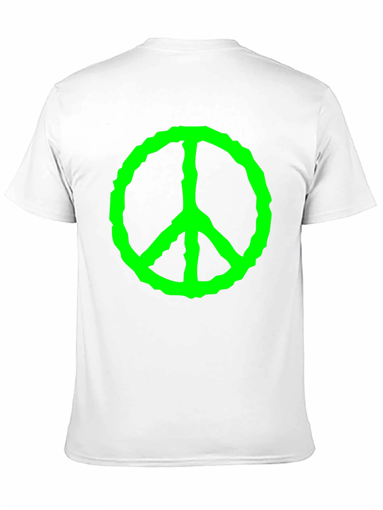 Peace Sign Graphic Tee - Black