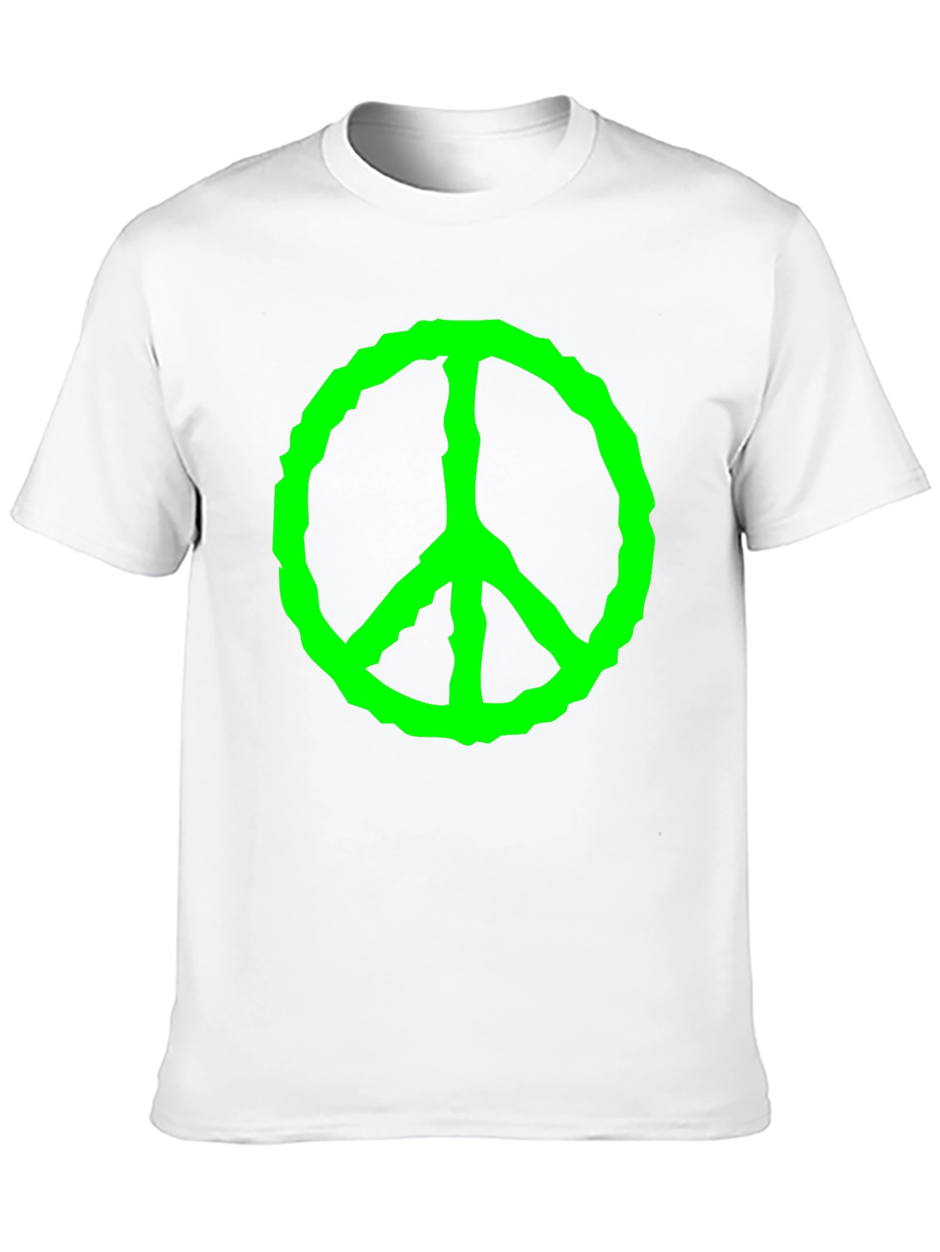 Peace Sign Graphic Tee - Black
