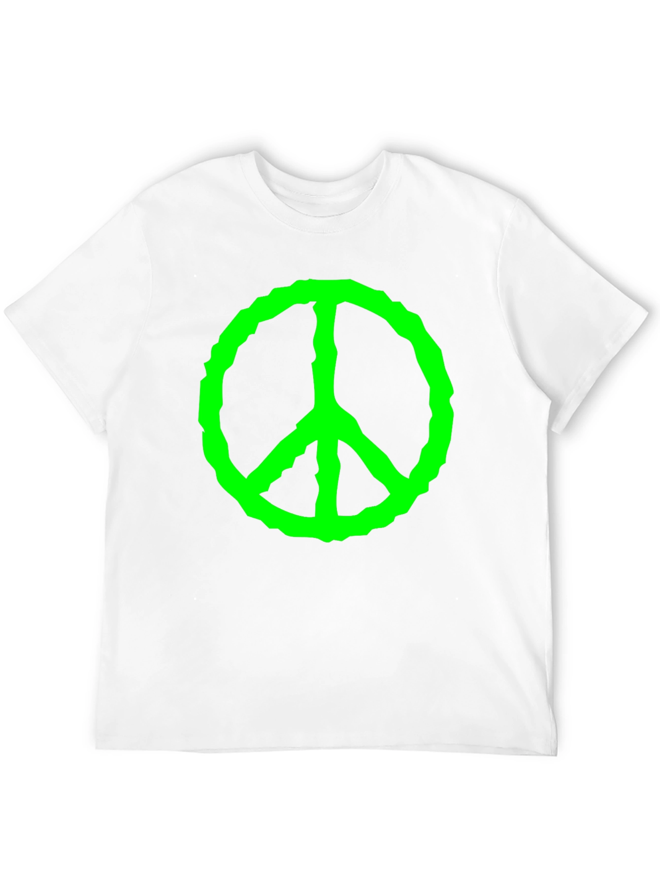 Peace Sign Graphic Tee - Black