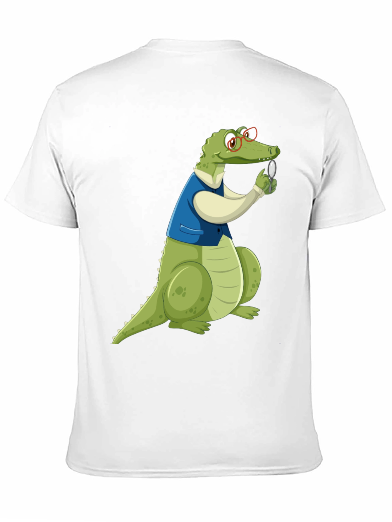 Cartoon Alligator Detective Graphic T-Shirt